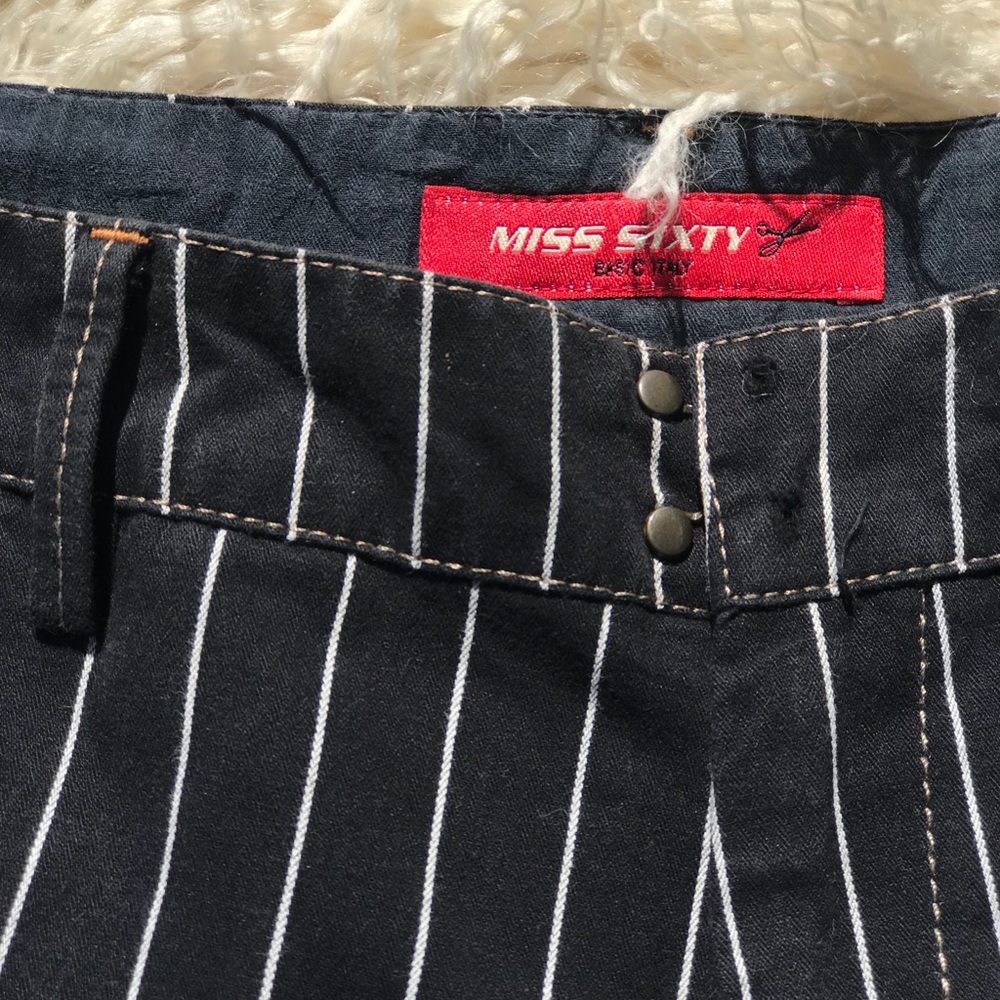 MISS SIXTY WIDE LEG STRIPPD PALLADO PANTS